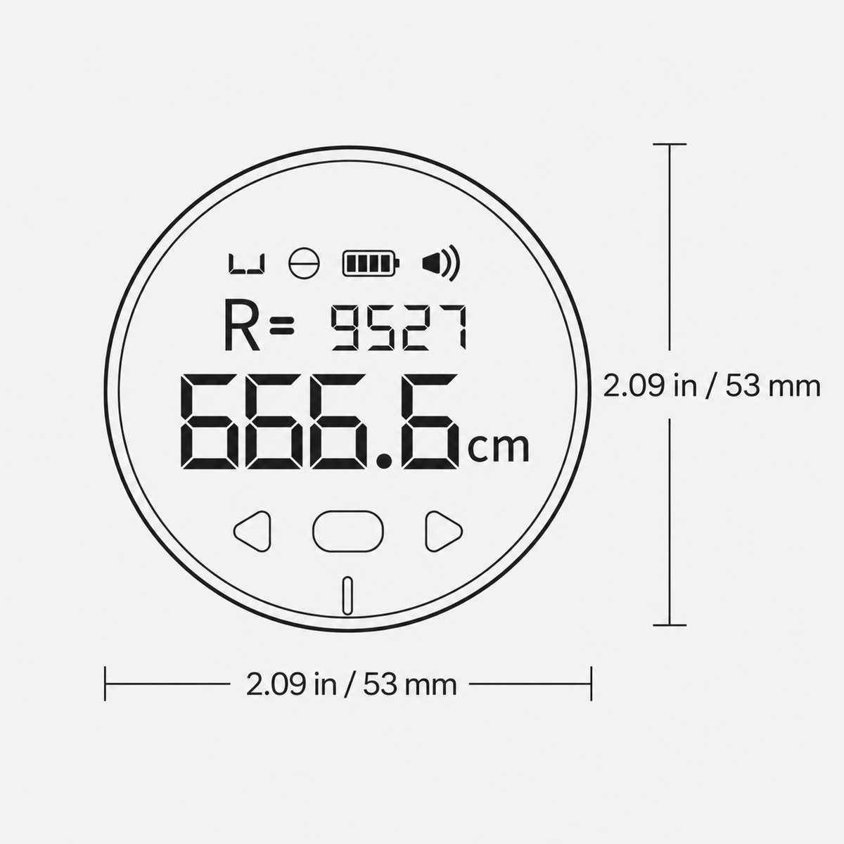 Roll Metric® Digital Measurement Tool